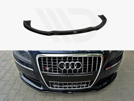 Maxton Design Gloss Black Front Splitter Audi S8 D3 (2006-2010) Cheap