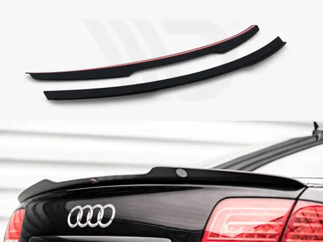 Must Have Maxton Design Gloss Black Spoiler Cap Audi S8 D3 (2006-2010)