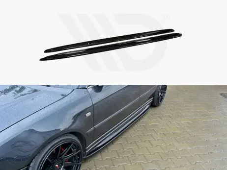 Maxton Design Gloss Black Side Skirts Diffusers Audi S4 B5 Popular