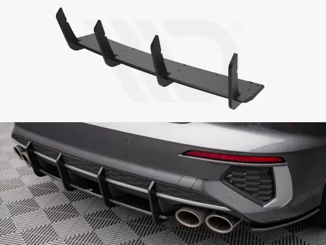 Maxton Design Black Street Pro Rear Diffuser Audi S3 Sedan 8Y (2020-) Super Sale