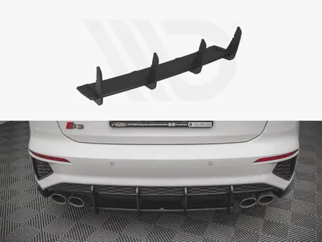 Buy Online Maxton Design Black Street Pro Rear Diffuser Audi S3 8Y (2020-)