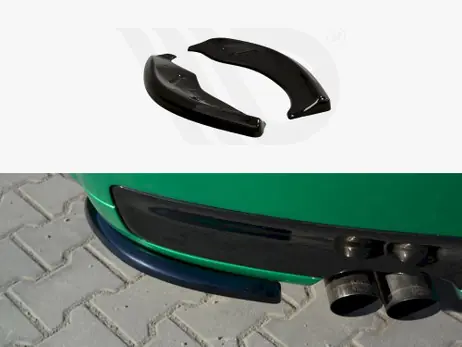 Money Back Guarantee Maxton Design Gloss Black Rear Side Splitters Audi S3 8L (1999-2003)