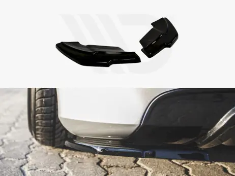 Maxton Design Gloss Black Rear Side Splitters Audi S3 8P 2006-2008 Wholesale