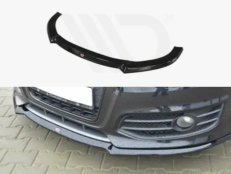 Maxton Design Gloss Black Front Splitter V.1 Audi S3 8P (Facelift Model) 2009-2013 Reduced Price