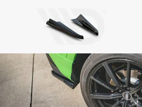 Trusted Brand Maxton Design Gloss Black Rear Side Splitters Audi RSQ3 (F3) (2019-Up)