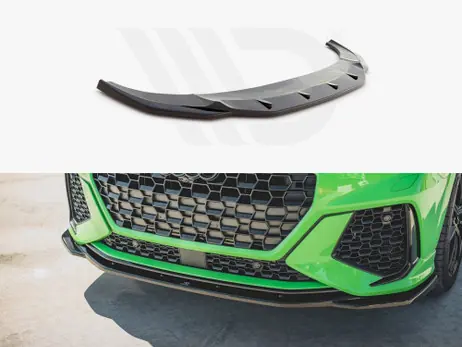 While Supplies Last Maxton Design Gloss Black Front Splitter V.2 Audi RSQ3 (F3) (2019-Up)