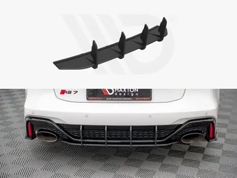 Maxton Design Black Street Pro Rear Diffuser Audi Rs7 C8 (2019-) In Demand