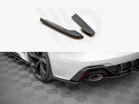 Maxton Design Gloss Black Rear Side Splitters Audi Rs6 C8 / Rs7 C8 (2019-) Free Returns