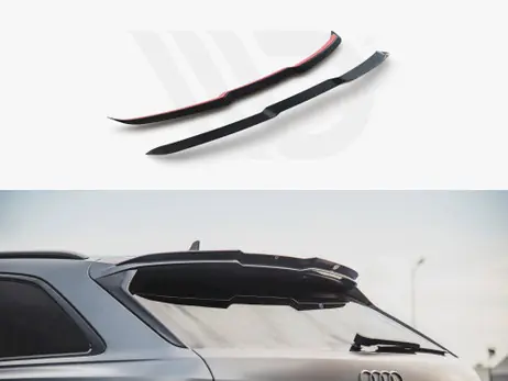 Maxton Design Gloss Black Spoiler Cap V1 Audi Rs6 C8 (2020-) Discount
