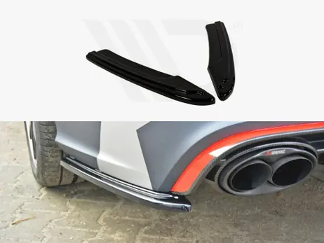 Maxton Design Gloss Black Rear Side Splitters Audi Rs6 C7 Order Now