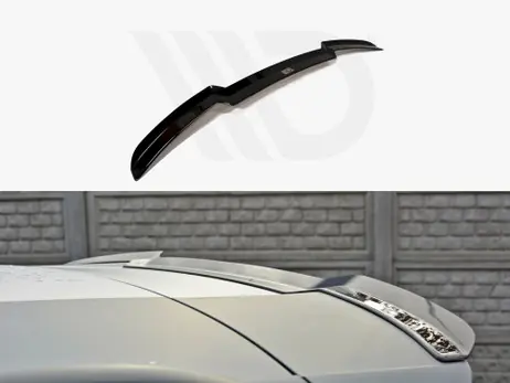 Deal Maxton Design Gloss Black Spoiler Cap Audi Rs6 C7