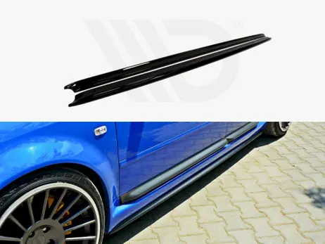 Best Choice Maxton Design Gloss Black Side Skirts Diffusers Audi Rs6 C5