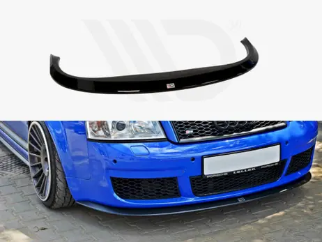 Maxton Design Gloss Black Front Splitter Audi Rs6 C5 (2002-2004) Big Sale