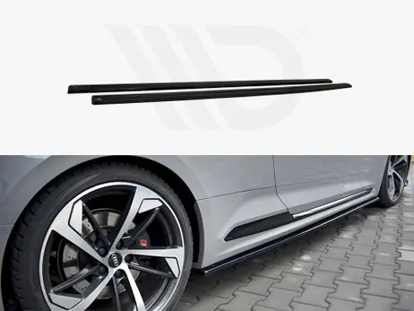 Order Now Maxton Design Gloss Black Side Skirts Diffusers Audi Rs5 F5 Coupe