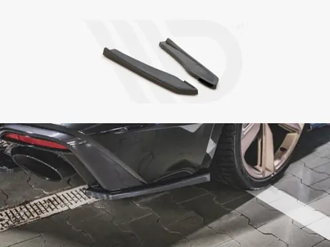 Last Chance Maxton Design Gloss Black Rear Side Splitters Audi Rs5 F5 Facelift (2020-)