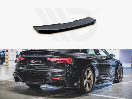 Order Now Maxton Design Gloss Black Central Rear Splitter Audi Rs5 F5 Facelift (2020-)