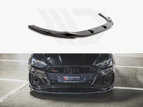 Editor’s Pick Maxton Design Gloss Black Front Splitter V3 Audi Rs5 F5 Facelift (2020-)