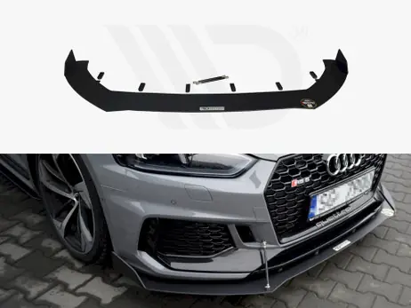 Maxton Design Racing Front Splitter V.2 Audi Rs5 F5 Coupe / Sportback Genuine