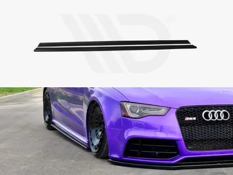Maxton Design Gloss Black Side Skirts Diffusers Audi Rs5 8T / 8T Fl Latest
