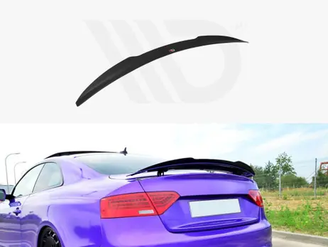 Maxton Design Gloss Black Spoiler Cap Audi Rs5 8T / 8T Facelift (2010-2016) Limited Edition