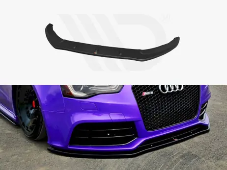 Maxton Design Gloss Black Front Splitter Audi Rs5 8T / 8T Fl (2010-2016) Price Drop