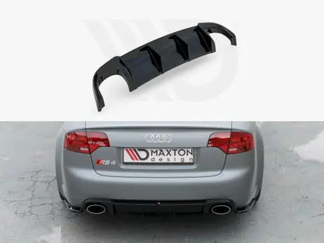 Reduced Price Maxton Design Gloss Black Rear Valance Audi Rs4 B7 (2006-2008)