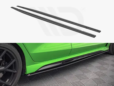 Editor’s Pick Maxton Design Black Street Pro Side Skirts Diffusers Audi RS3 Sedan 8Y (2020-)