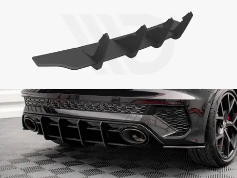 Maxton Design Black Street Pro Rear Diffuser Audi RS3 Sportback 8Y (2020-) Deal