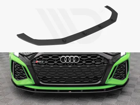 Maxton Design Black Street Pro Front Splitter Audi RS3 8Y (2020-) Final Sale