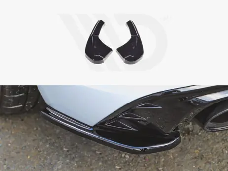 Maxton Design Gloss Black Rear Side Splitters Audi RS3 8V Facelift Sportback (2017-2020) Editor’s Pick