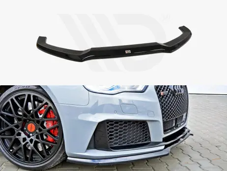 Maxton Design Gloss Black Front Splitter V.1 Audi RS3 8Va Sportback Pre-Facelift (2015-2016) Place Order