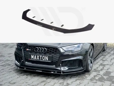 Maxton Design Front Racing Splitter V.1 Audi RS3 8V Facelift Sportback (2017-20) Latest