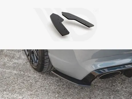 Free Returns Maxton Design Black Maxton Racing Rear Side Splitters Audi RS3 8V Sportback (2015-2016)