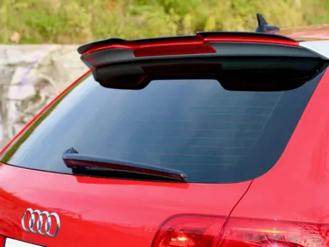 Deal Maxton Design Gloss Black Spoiler Cap Audi RS3 8P (2011-2012)