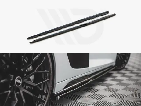 Low Price Maxton Design Gloss Black Side Skirts Diffusers Audi R8 Mk2 Facelift (2018-)