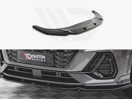Maxton Design Gloss Black Front Splitter V1 Audi Q3 Sportback S-Line (2019-) Trending
