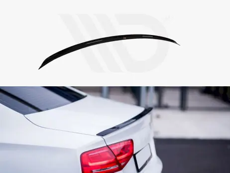 Maxton Design Gloss Black Spoiler Cap Audi A8 D4 (2009- 2014) Fresh Stock