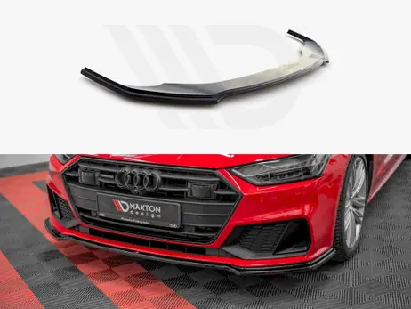 Maxton Design Gloss Black Front Splitter V.1 Audi A7 C8 S-Line / S7 C8 (2017-) Place Order