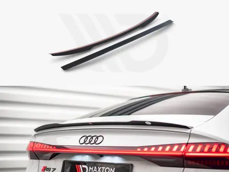 Warranty Included Maxton Design Gloss Black Spoiler Cap Audi A7 C8 S-Line / C8 S-Line / S7 C8 / Rs7 C8 (2017-)