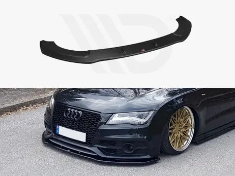 Special Offer Maxton Design Gloss Black Front Splitter V.2 Audi S7 / A7 S-Line C7 (2010-2014)