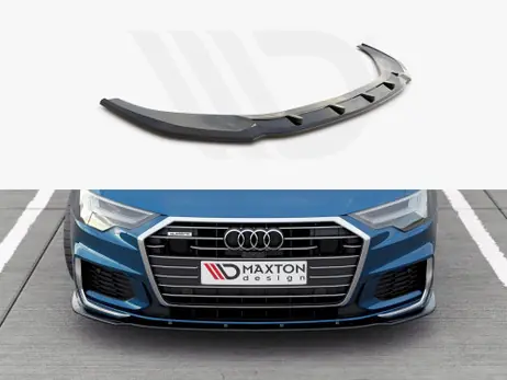 No Minimum Order Maxton Design Gloss Black Front Splitter V2 Audi S6/ A6 S-Line C8 (2019-)