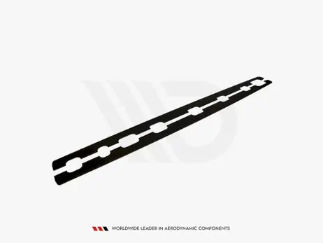 Free Shipping Maxton Design Racing Side Skirts Diffusers Audi S6 / A6 C7 S-Line (2011-2014)