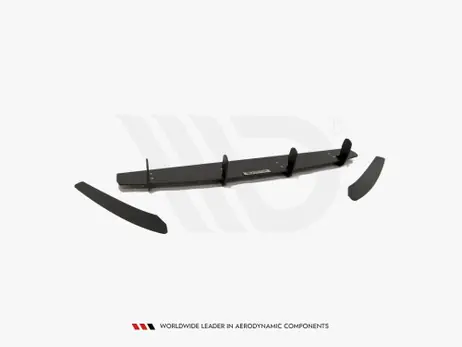 Maxton Design Audi A6 C7 S-Line Avant Rear Diffuser Rear Side Splitters (Fits Two Single Exhaust Ends) (2011-2014) Place Order