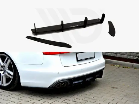 Maxton Design Audi A6 C7 S-Line Avant (2.0 Tdi) Rear Diffuser Rear Side Splitters (2011-2014) Hot Picks