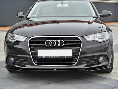 Reduced Price Maxton Design Gloss Black Front Splitter Audi A6 C7 (2011-2014)