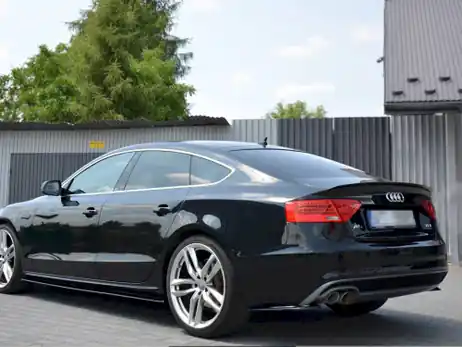 Maxton Design Gloss Black Boot Lid Extension Cap Audi A5 Sportback S-Line Mk1 Facelift (8T) (2009-2016) Hot Picks