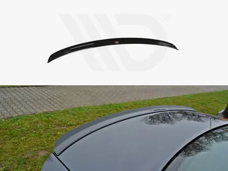 Maxton Design Gloss Black Spoiler Cap Audi A4 B9 S-Line Sedan (2015 - 2019) Fan Favorite