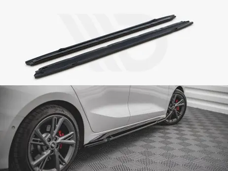 Free Returns Maxton Design Gloss Black Side Skirts Diffusers Audi S3 / A3 S-Line 8Y (2020-)