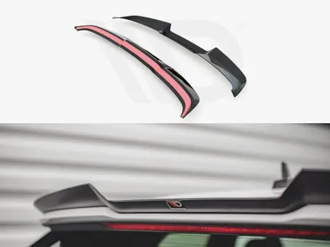 Maxton Design Gloss Black Spoiler Cap V.1 Audi RS3 / S3 / A3 S-Line Sportback 8Y (2020-) Discount