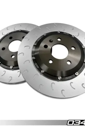 Direct From Factory 034Motorsport 2-piece Floating Rear Brake Rotor Upgrade Kit - B9/B9.5 RS4 / RS5
